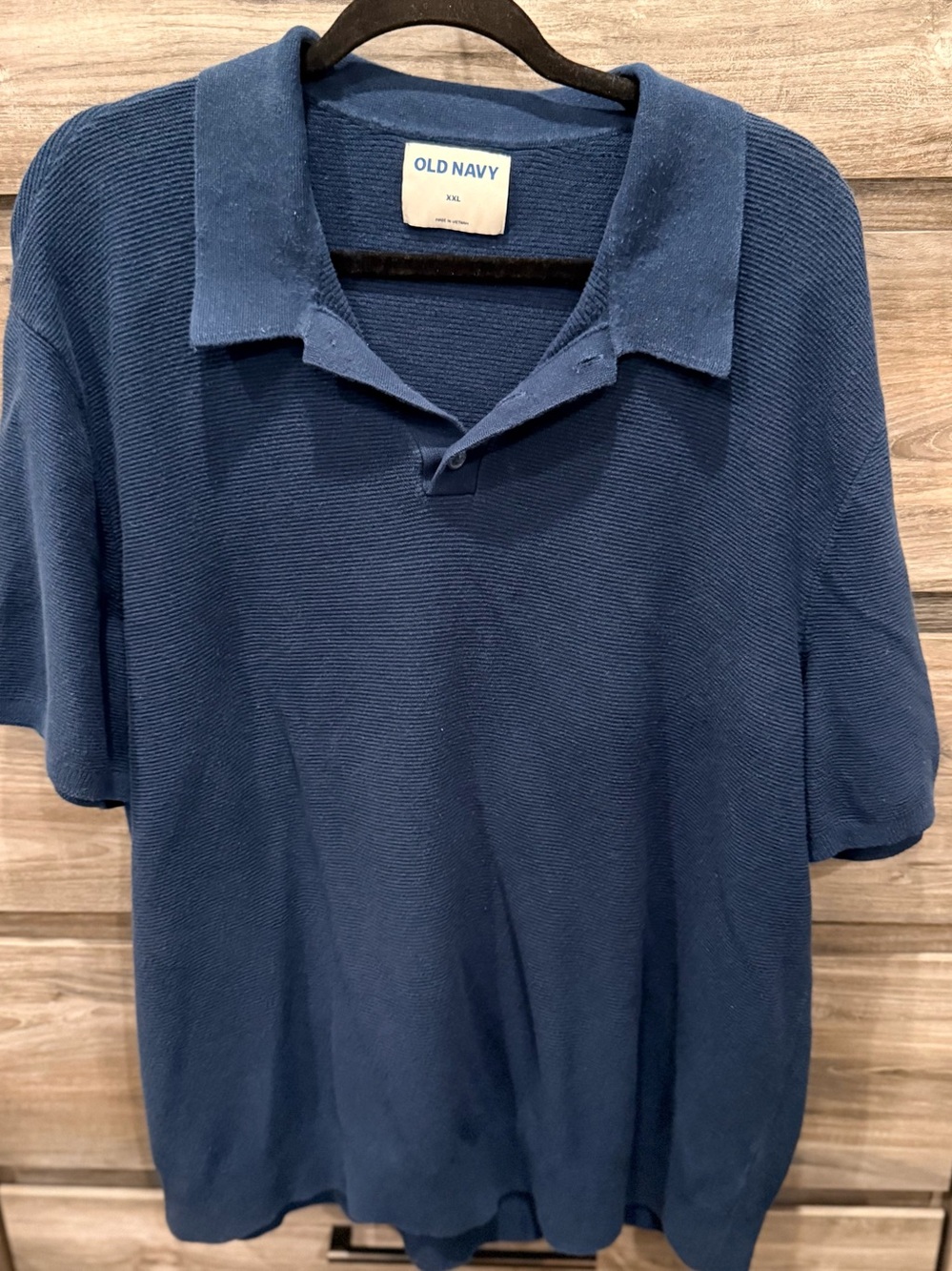 Old Navy Men's Navy Blue Polo Shirt